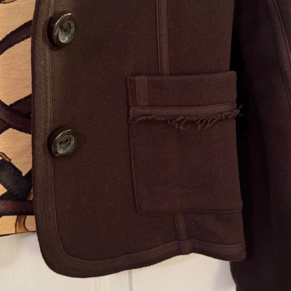 Lauren Ralph Lauren Top & Brown Blazer🐴Bundle - Picture 4 of 8